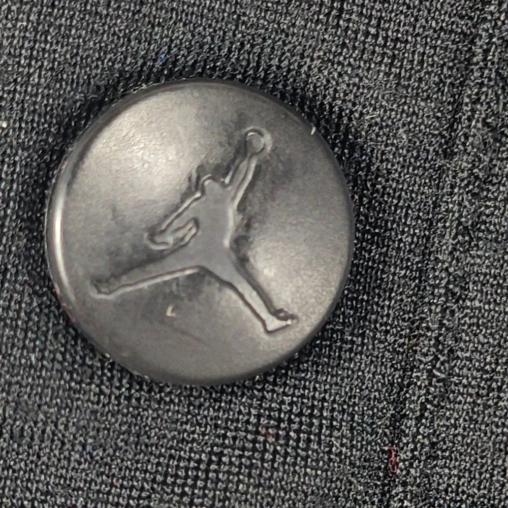 Jordan Mens Track Jacket Black Full Zip Mock Neck Jumpman‎ Logo Size Medium